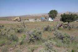 Photo of Building 528, Ammunition Maintenance Shop.